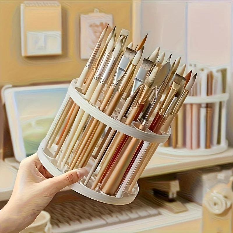 Organizador de Mesa para Canetas e Pincéis 45 Compartimentos