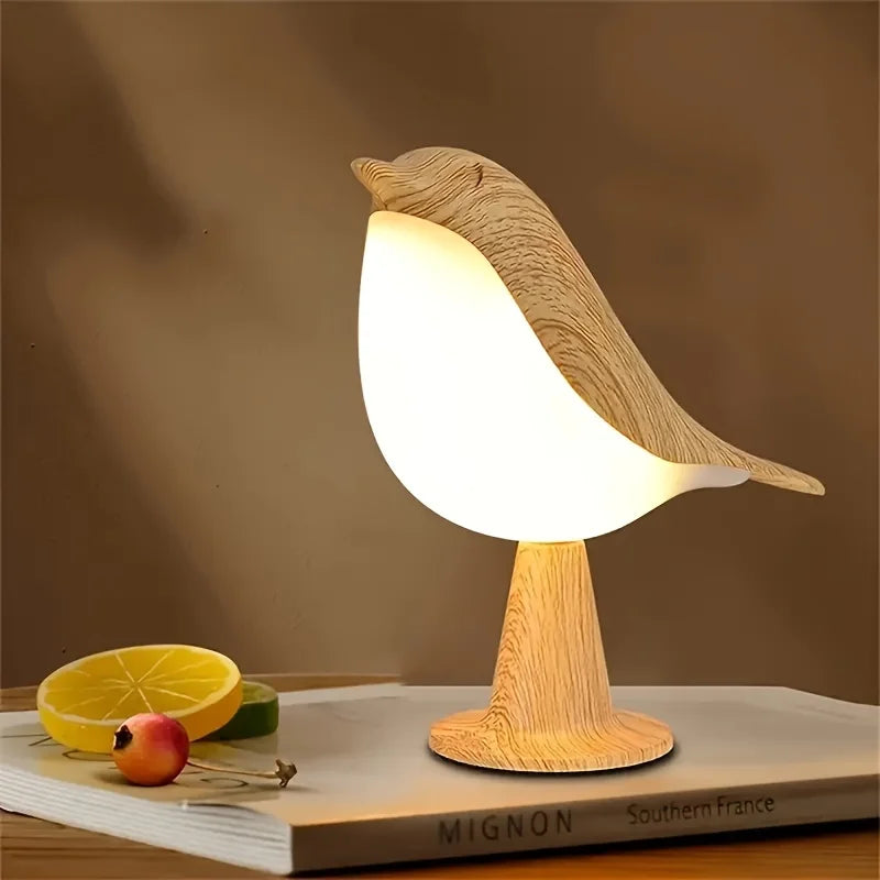 Luminária Pássaro LED com Três Tonalidades de Luz