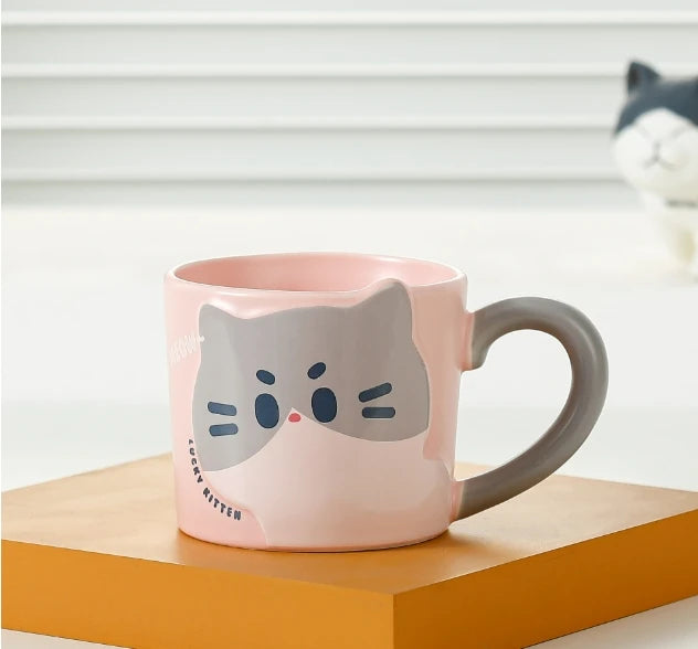 Caneca Gatinho Desenho Animado