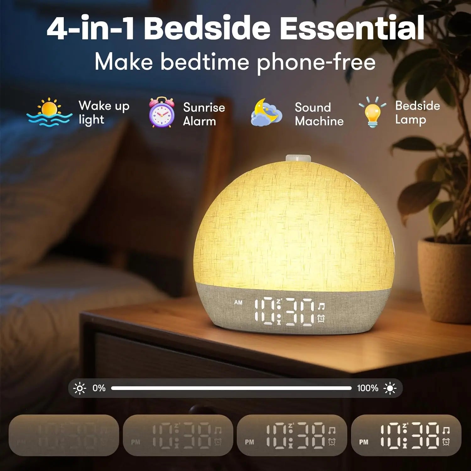 Despertador Sunrise com Som Relaxante