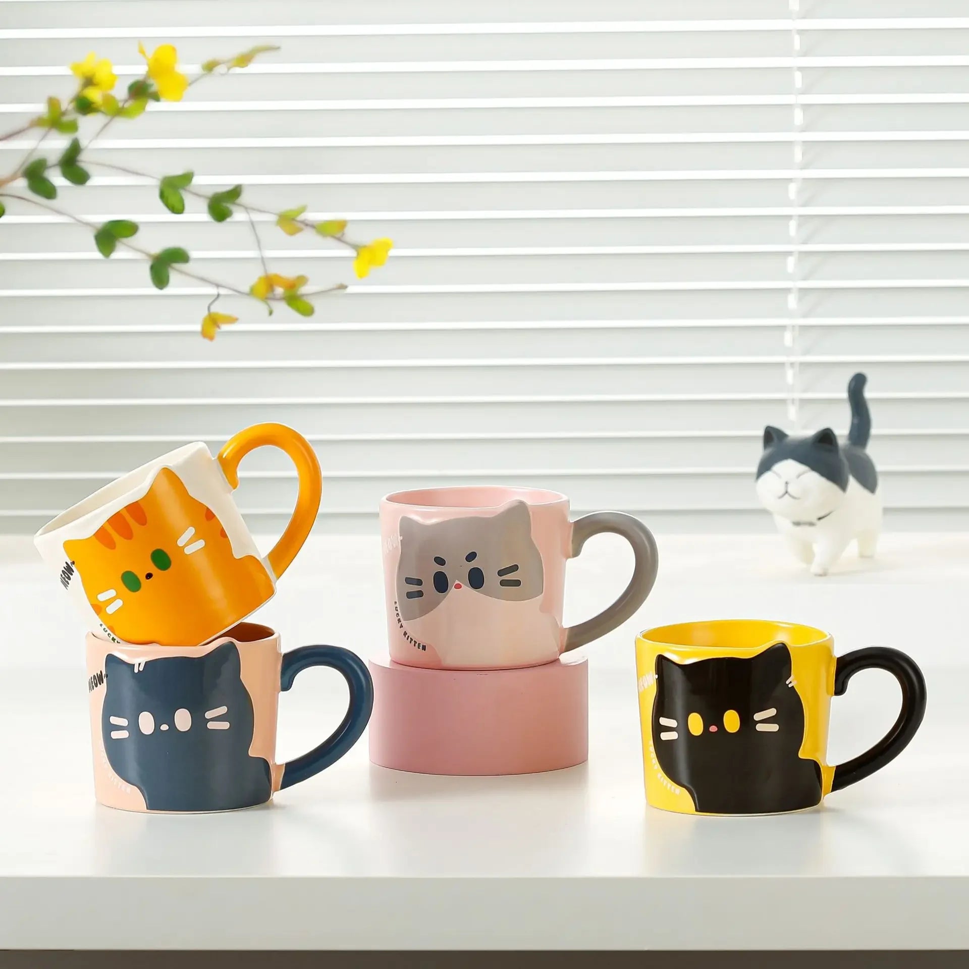 Caneca Gatinho Desenho Animado
