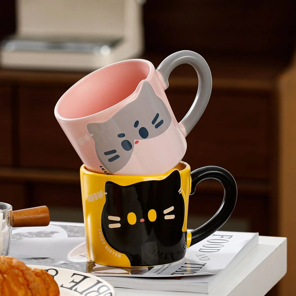 Caneca Gatinho Desenho Animado