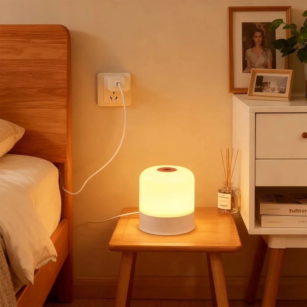 Luminária LED Três Cores e RGB para Mesa e Cabeceira
