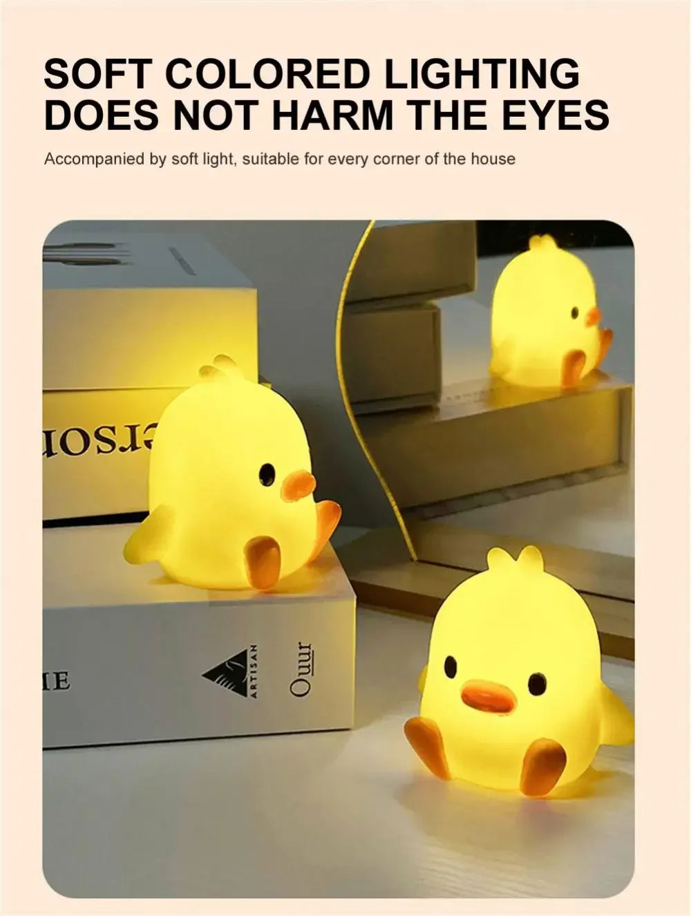 Luminária Noturna Patinho Amarelo