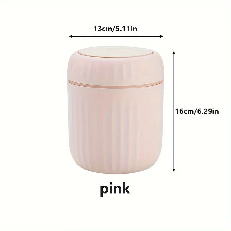 Mini Lixeira de Mesa com Tampa
